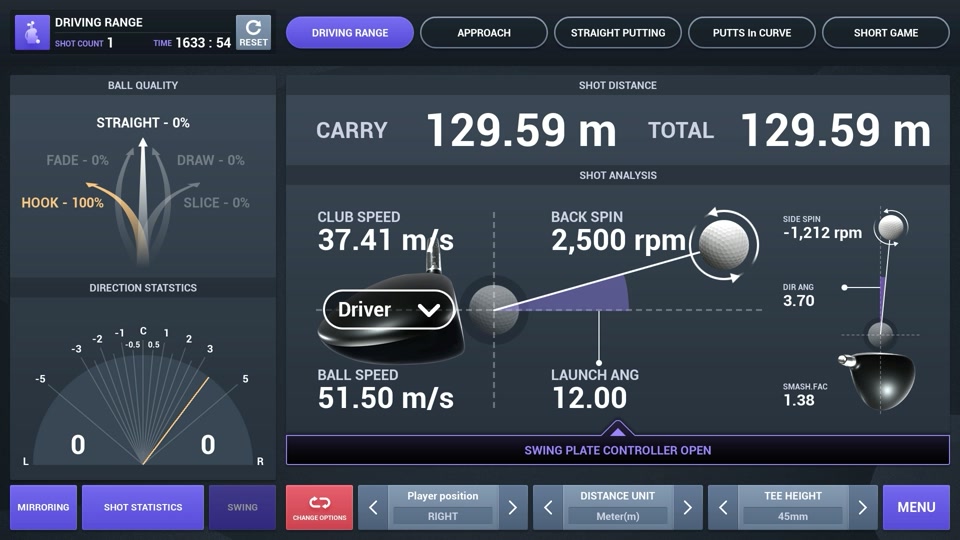 KStadium analysis interface with impact metrics