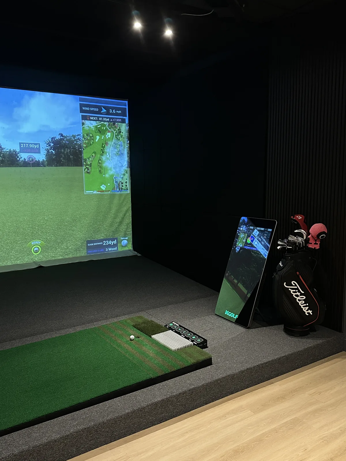 Simulator bay at KStadium Eglinton West