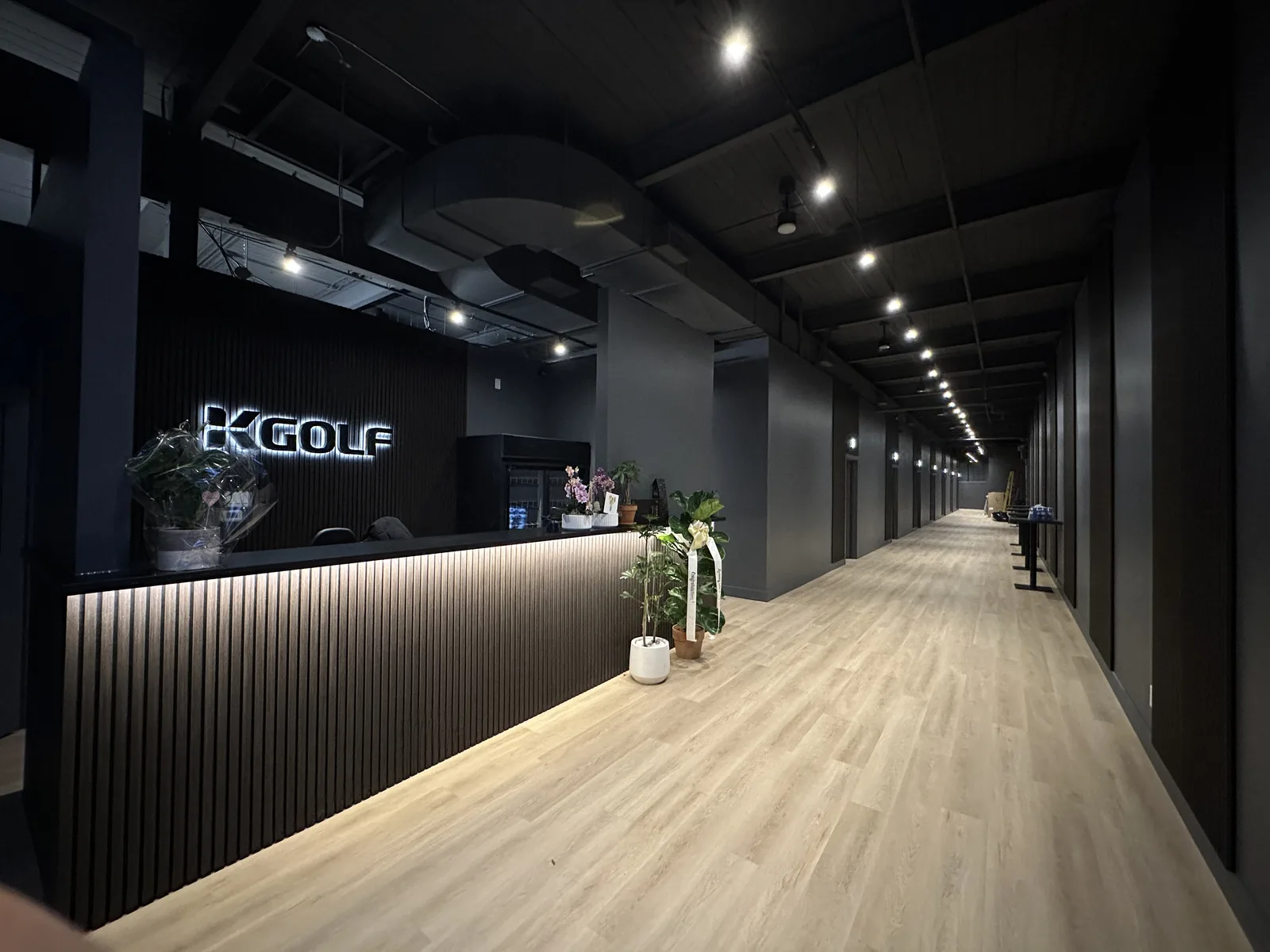 Reception and hallway at KStadium Eglinton West